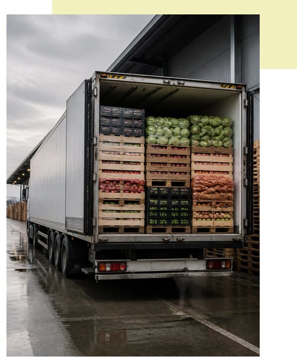Перевозка плодоовощной продукции в Полевскую по цене от 5133 р. | Агросервис-Плв